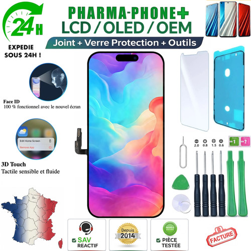 Ecran oled lcd pour - /, iphone